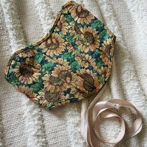 Sunflower Corset Tie Top 🌻